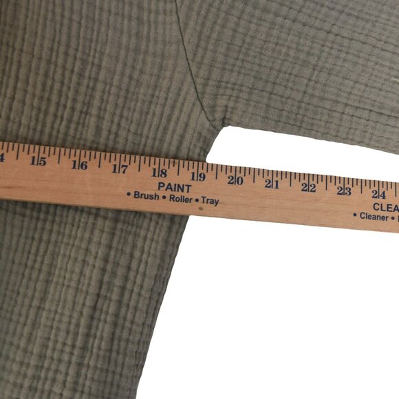 Parachute Home Waffle Robe Khaki Tan Size L 100% Cotton Luxury Spa Minimalist - Picture 7 of 10